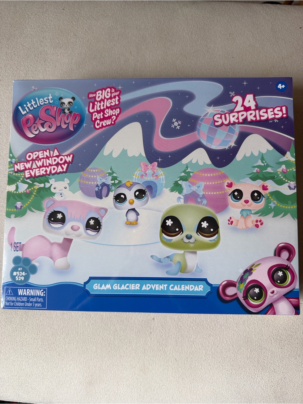 Littlest Pet Shop Glam Glacier Advent Calendar - Purple, Pink, Green, Blue
